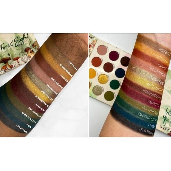 Colourpop x Raw Beauty Kristi At Forest Sight Eyeshadow Palette & Super Shock - Picture 4 of 11